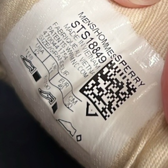 Men’s Sperry Top-Sider in Ice, Size 12, NWOT - Picture 13 of 14